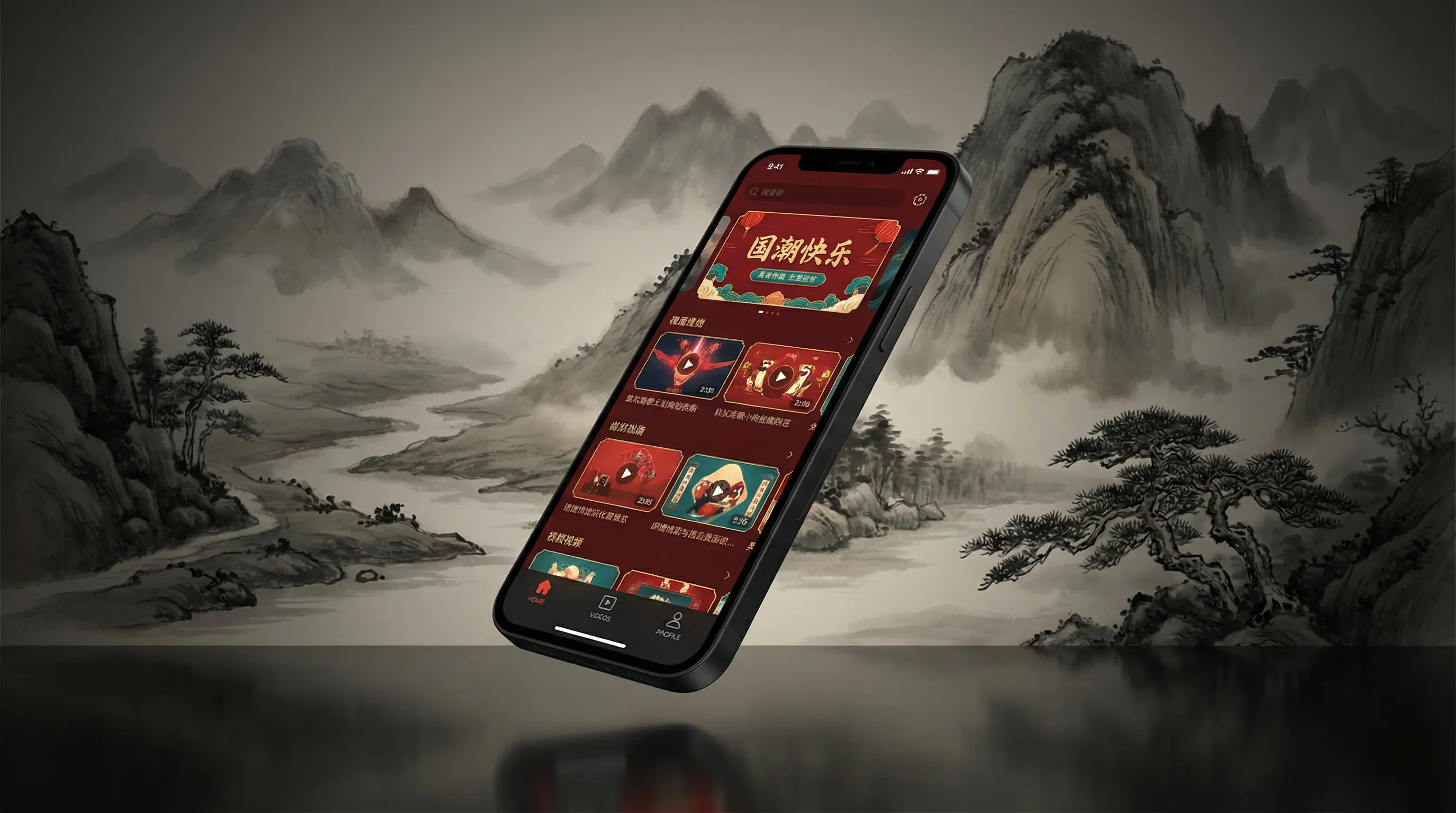 超女刘莹 移动端APP界面展示